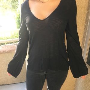 Blue Life Black Long Sleeve Tee